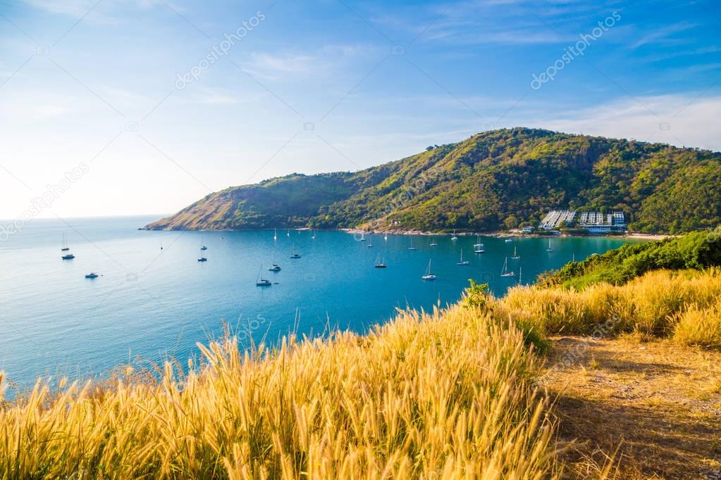 Beautiful Andaman seascape view in Phuket island