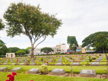 Kanchanaburi savaş mezarlığı mezarlık