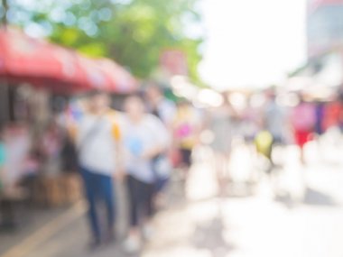 Bulanıklık Chatuchak hafta sonu pazarda alışveriş Turizm