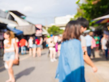 Bulanıklık Chatuchak hafta sonu pazarda alışveriş Turizm