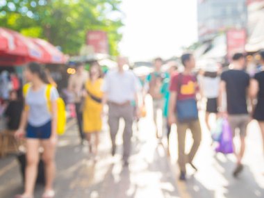 Bulanıklık Chatuchak hafta sonu pazarda alışveriş Turizm