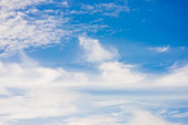 Gökyüzü bulutlu arka plan atmosfer