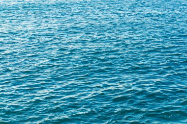 Mavi deniz su yüzey arka plan, dalga deniz