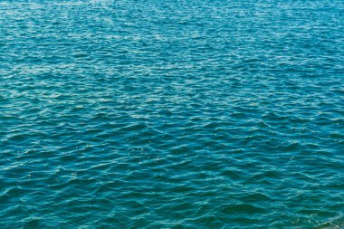 Mavi deniz su yüzey arka plan, dalga deniz