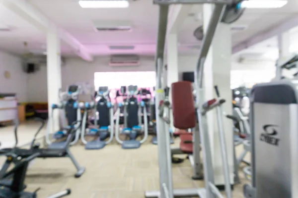 Bulanık Fitness Ekipmanları Makine Odasında Spor Spor Eğitim Spor Salonu — Stok fotoğraf