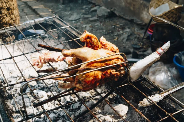 Steak Poulet Grillé Pour Nourriture Barbecue — Photo