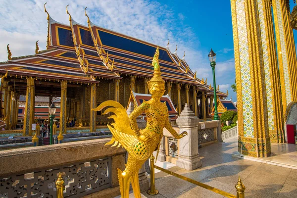 Wat Phra Kaew Grand Palace Building Buddha Temple Bangkok Tailândia — Fotografia de Stock