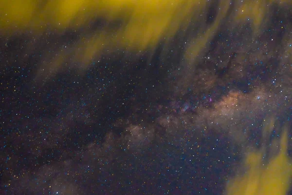 Milky Way Galaxy Nebula Night Photograph Astrophotography — Stock Photo, Image