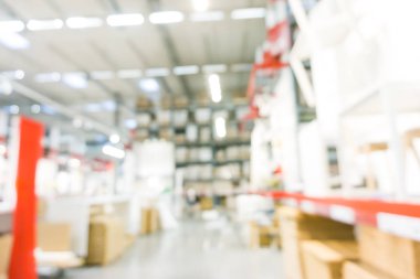 Ambar depo kutusu raf arka plan DIY araç bulanık