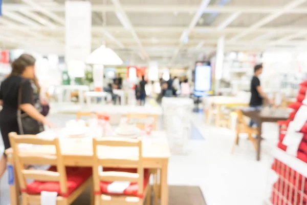 Mobília Interior Borrada Casa Com Fundo Das Pessoas Supermercado Com — Fotografia de Stock