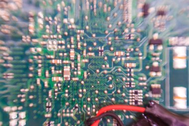 Electical entegre devre ve microship anakart üzerinde Kapat iletişim arka plan