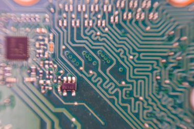 Electical entegre devre ve microship anakart üzerinde Kapat iletişim arka plan