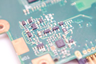 Electical entegre devre ve microship anakart üzerinde Kapat iletişim arka plan