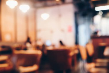 Vinatge coffee shop arka plan bulanıklık 