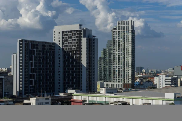 Bangkok Skyline Paysage Urbain Avec Bâtiment Construction Thaïlande — Photo