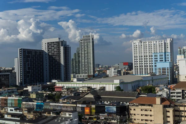 Bangkok Skyline Paysage Urbain Avec Bâtiment Construction Thaïlande — Photo