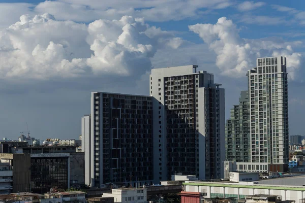 Bangkok Skyline Paysage Urbain Avec Bâtiment Construction Thaïlande — Photo