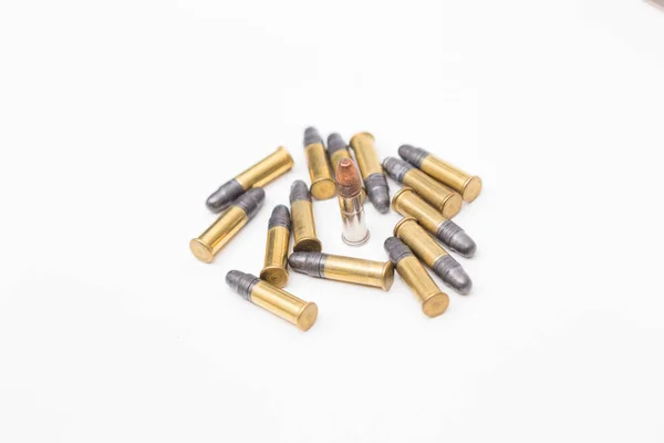 .22 Luftslottet kaliber ammunition kula — Stockfoto