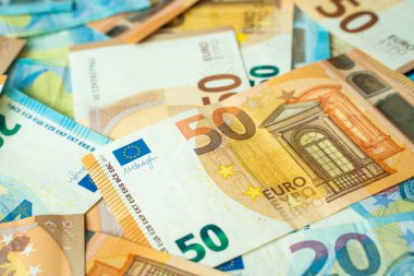 Avro para arkaplanının çeşitliliği Avrupa finans kavramının en üstünde