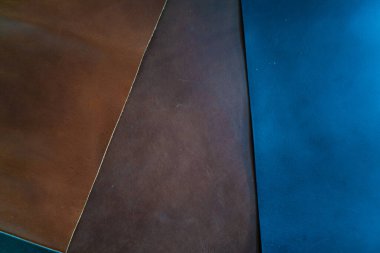 Renkli, hakiki deri kaplama arka plan, sebze bronzlaştırıcı deri.