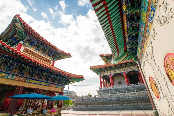 Wat Boromracha Kanchanapisek Anusorn Çin Mimarisi Budizm Tapınağı Tarzı Bangkok — Stok fotoğraf