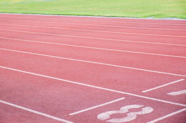 Rnuning Lane spor konseptinde numara