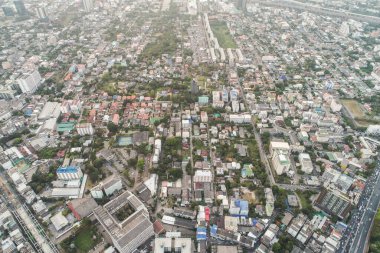 Modern şehir binası binası Bangkok Tayland manzaralı