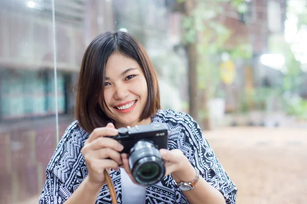 Hipster Women Relax Cafe Take Food Drink Photo Smart Women — Stock Photo, Image