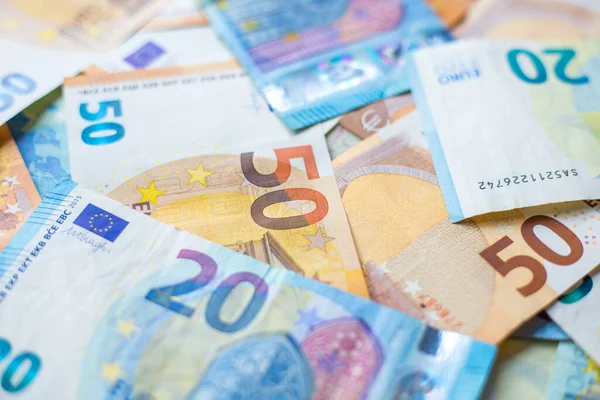 Euro Money Value Euro Close Concetto Finanziario — Foto Stock