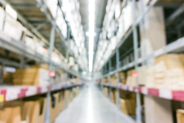 Blurred Interior Store Shelf Homemart Mall — Stock Photo, Image