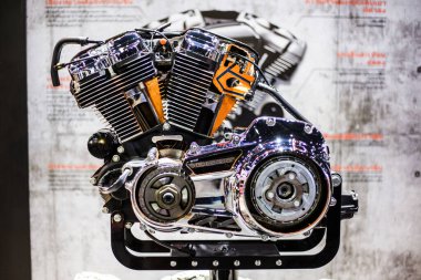 Kafe modeli için V 2 piston bloğunun motor başkanı