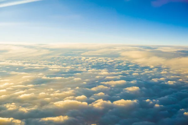 Morning Sunrise Sky Cloud Nature Landscape Aerial View — Stock Photo, Image