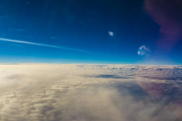 Morgon Soluppgång Himmel Med Moln Natur Landskap Antenn Utsikt — Stockfoto