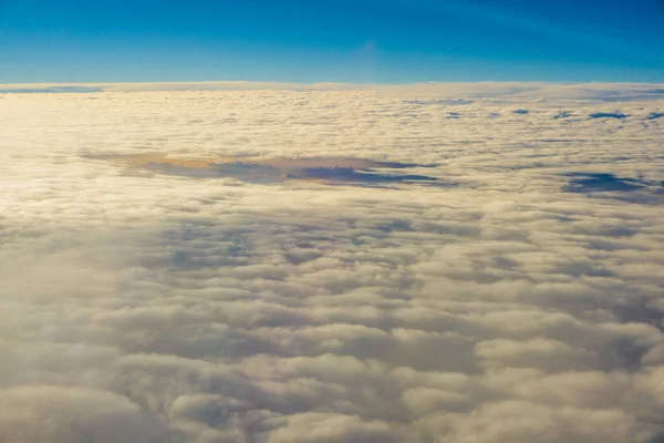 Morning Sunrise Sky Cloud Nature Landscape Aerial View — Stock Photo, Image