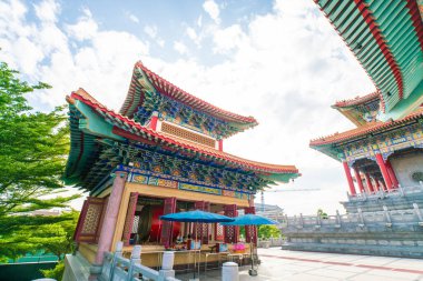 Bangkok 'taki Çin tapınağı tarzı Budist dini. Tayland