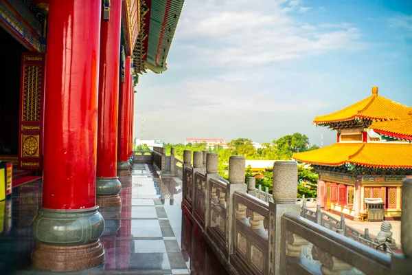 Bangkok Taki Çin Tapınağı Tarzı Budist Dini Tayland — Stok fotoğraf