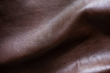 Kahverengi tam tahıllı deri dokusu ham arkaplan