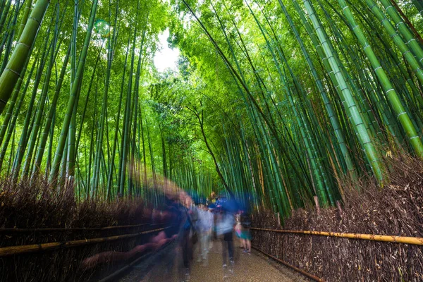 Arashiyama Miasto Bambusowych Lasów Podróży Ścieżką Kioto Japonia — Zdjęcie stockowe