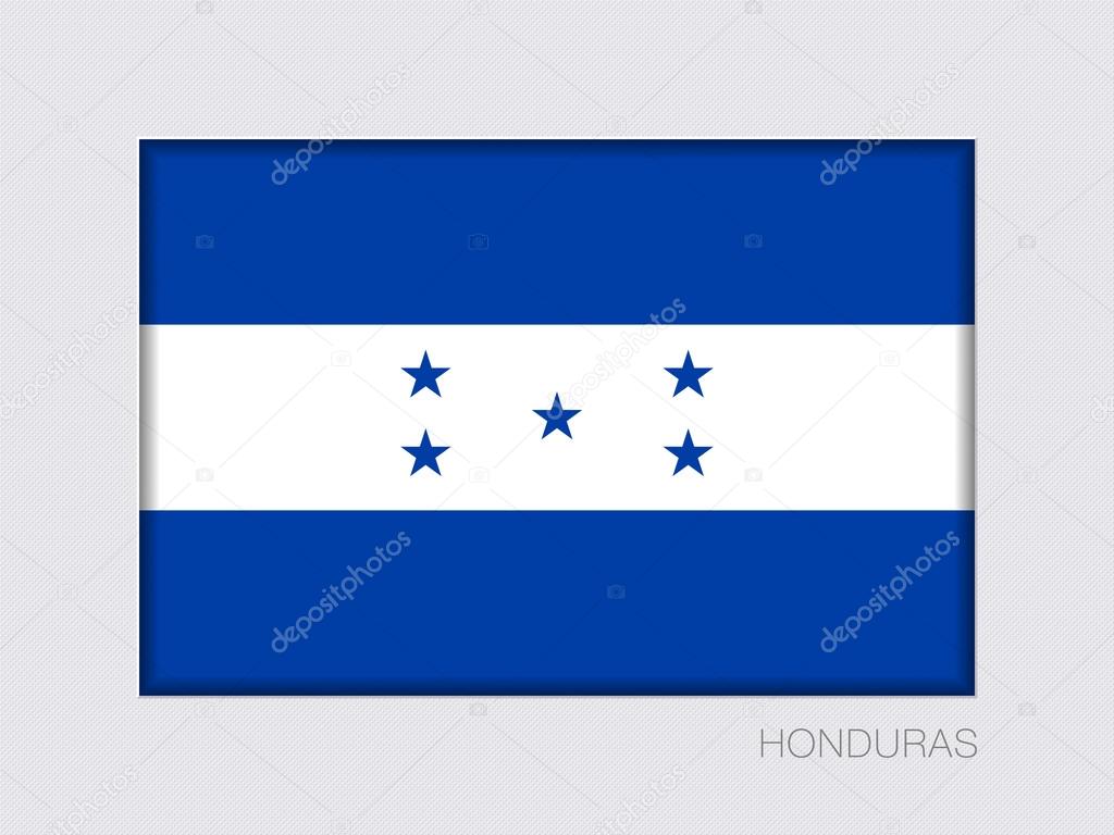 Flag Of Honduras Rectangular Official Flag Aspect Ratio 2 To 3 Stock Vector C Simeon Vd