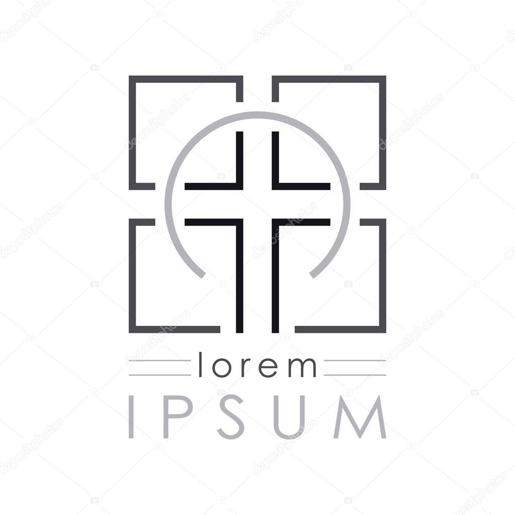 Cross Logo. Christian symbols