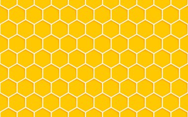 Petek Seamless modeli. Geometrik altıgenler arka plan