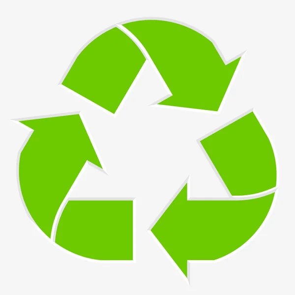 Recycling- und Verpackungssymbol. Zeichen für Fracht — Stockvektor