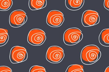 Seamless modeli. Casual polka dot doku