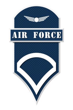 Askeri rütbe ve nişanlar. Çizgili ve köşeli çift ayraçları ordusunun