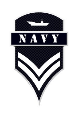 Askeri rütbe ve nişanlar. Çizgili ve köşeli çift ayraçları ordusunun