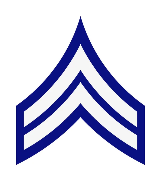 การจัดอันดับทางทหารและสัญลักษณ์ ลายทางและเชฟรอนของกองทัพ — ภาพเวกเตอร์สต็อก