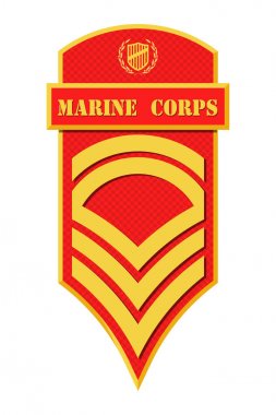 Askeri rütbe ve nişanlar. Çizgili ve köşeli çift ayraçları ordusunun