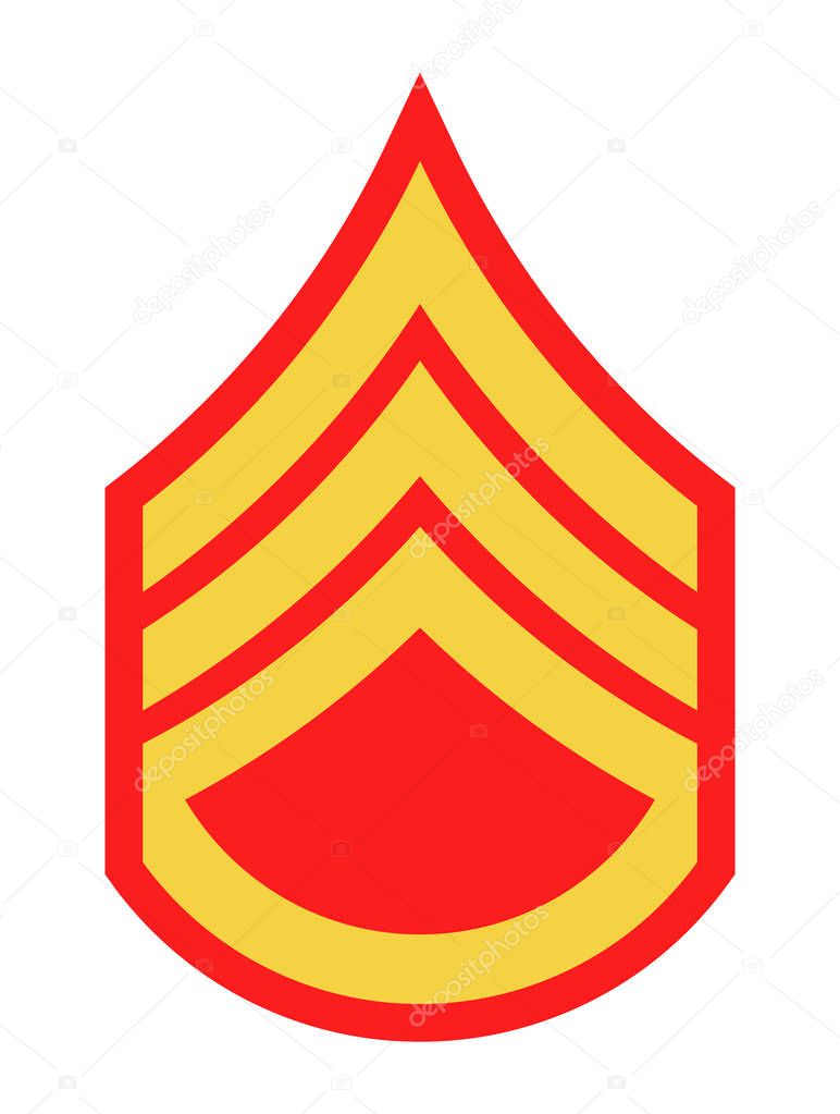 Military Ranks and Insignia. Stripes and Chevrons of Army
