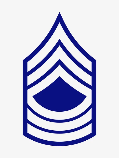 Ranuras militares e insignias. Rayas y Chevrones del Ejército — Vector de stock