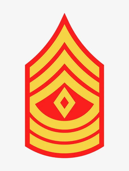 Military Ranks and Insignia. Stripes and Chevrons of Army — Stock Vector